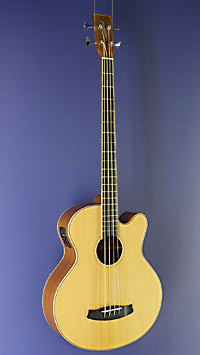 Tanglewood Acoustic Bass, scale 86 cm, with Sitka spruce top and mahogany on back and sides, with pickup