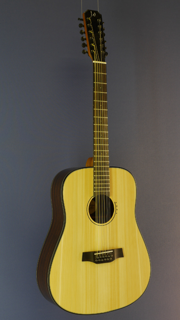 James Neligan LYN D12, 12-saitige Gitarre, Fichte, Palisander