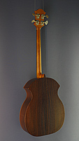 Henning Doderer acoustic bass with solid spruce top and back and sides made of solid rosewood, 82 cm scale, year 1984, back view