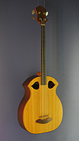 Henning Doderer acoustic bass with solid spruce top and back and sides made of solid rosewood, 82 cm scale, year 1984