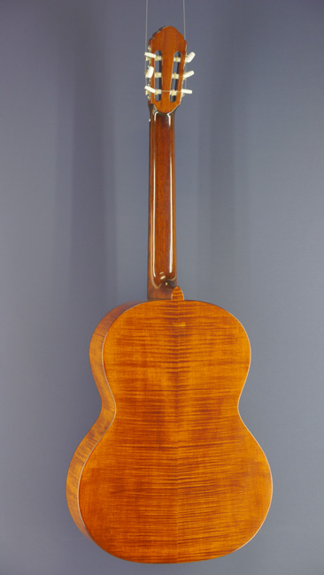Wolfgang Teller Contrabass-Guitar, spruce, maple, back view