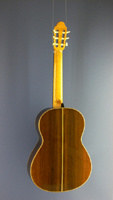 Michel Bruck Classical Guitar, cedar, rosewood, scale 65 cm, year 2002, back