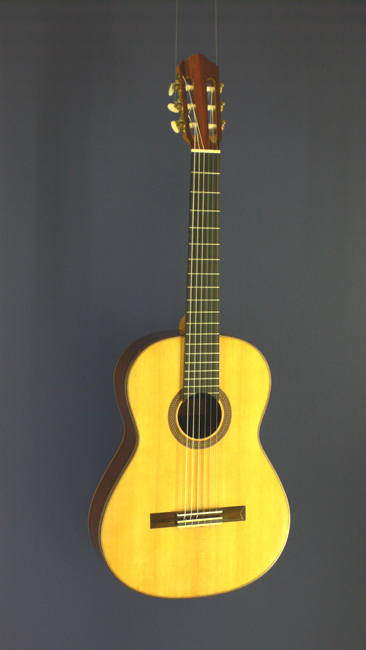 Rolf Eichinger luthier guitar Sitka spruce, rosewood, year 2008, scale 64 cm