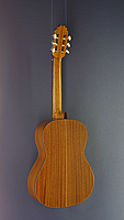 Juan Aguilera, Modell niña 61, 7/8-Children`s Guitar, spruce, mahogany, scale 61 cm, back view