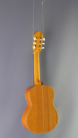 Juan Aguilera, Modell niña 52, 1/4-Kindergitarre Fichte, Mahagoni, Mensur 52 cm, Rückansicht
