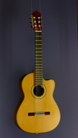 Albert & Müller Fusion Konzertgitarre Zeder, Palisander, Cutaway, AER-Pickup