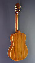 Höfner, klassische Gitarre, Mensur 65 cm, massive Fichtendecke und indischer Apfel an Zargen und Boden, Rückseite