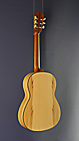 Höfner Limited Edition klassische Gitarre, Mensur 65 cm, Fichte, Kernbuche, Rückseite
