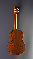 Höfner, klassische Gitarre, Mensur 65 cm, Fichtendecke und Rio Grande an Zargen und Boden, Rückseite