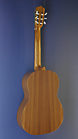 Lacuerda, Model 65/3, classical guitar cedar, mahogany, scale 65 cm, back view