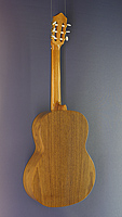 Lacuerda, Model 65 N, classical guitar spruce, walnut, scale 65 cm, back view
