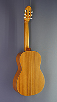 Ricardo Moreno, Model 1a, classical guitar spruce or cedar top, mahogany, scale 64 cm, back view