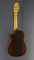 Vicente Sanchis, Modell 39 cut Konzertgitarre Fichte, Palisander, Rückseite