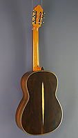 Antonius Mueller luthier guitar cedar, rosewood, year 2016, back view