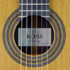 Carsten Kobs classical guitar Doubletop cedar, rosewood, 2014, rosette, label