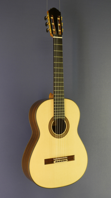 Daniele Chiesa Luthier guitar spruce, ciricote, scale 64 cm, year 2015