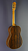 Daniele Chiesa Meistergitarre Fichte, Ziricote, Mensur 65 cm, Baujahr 2019, Rückseite