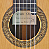 Daniele Chiesa classical guitar cedar, ciricote, scale 65 cm, year 2015, rosette, label