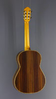 Daniele Chiesa classical guitar spruce, rosewood, 2012, scale 64 cm, back