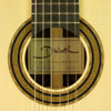 Dominik Wurth classical guitar, spruce, rosewood, 2013, rosette, label