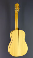 Dominik Wurth Flamenco Guitar, spruce, cypress, 2013, back