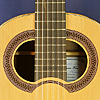 Hein Gitarrenbau luthier guitar Simplicio model, cedar, ovangcol, scale 64.5 cm, year 2016, double soundhole, rosette, label