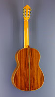 Jochen Rothel Classical Guitar, cedar, rosewood, scale 65 cm, year 2009, back view