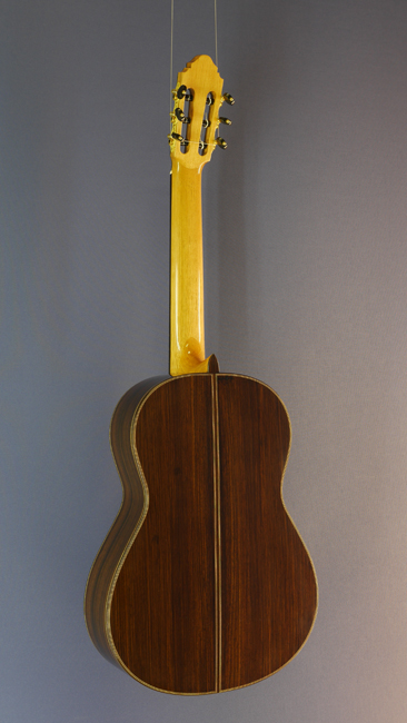 José González Lopez Flamenco guitar spruce, rosewood, year 2015, back view