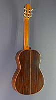 José Marin Plazuelo classical guitar spruce, rosewood, scale 65 cm, year 1990, back side
