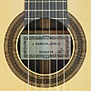 José Marin Plazuelo klassische Gitarre Fichte, Palisander, Mensur 65 cm, Baujahr 2017, Rosette, Schild