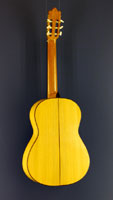 Juan Lopez Aguilarte Flamenco Guitar spruce, cypress, 2003, back view