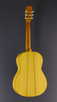 Juan Pérez Garcia Flamenco guitar cedar, cypress, scale 65 cm, back view