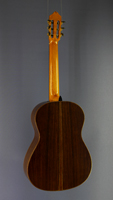 Kenneth Hill Signiture Model Classical Guitar Doubletop cedar, spruce (inside), rosewood, year 2012, second hand, very good condition, back view