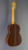 Lucas Martin Luthier guitar spruce rosewood, built in 2016, back view