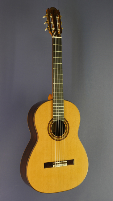 Lucas Martin classical guitar cedar, rosewood, scale 65 cm, year 2015