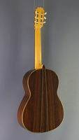 Lucas Martin Luthier guitar cedar rosewood, built in 2016, back view