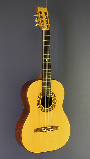 Pete Riddell guitar built by luthier Pete Riddell in 2009 with spruce top and cocobolo back and sides