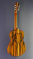 Rolf Eichinger Meistergitarre Fichte, Palisander, Mensur 65 cm, Baujahr 1989, Rückseite