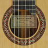 Sascha Nowak Doubletop Classical Guitar cedar, rosewood, year 2015, rosette, label