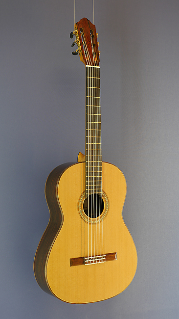 Stefanos Poligenis luthier guitar cedar, rosewood, year 2016, lattice bracing