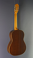 Stefanos Poligenis luthier guitar cedar, rosewood, year 2017, back side