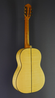 Tobias Berg fine handmade Guitar, spruce, maple, scale 64 cm, year 2015, back view