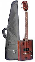 CASK Hogshead, Cigar Box oder Zigarrenkisten Gitarre mit Pickup, Rückseite