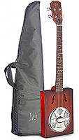 CASK Puncheon, Cigar Box oder Zigarrenkisten Gitarre mit Resonator, Rückseite