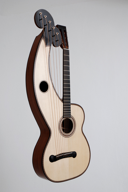 Dominik Wurth, Harp-Guitar, 11 strings, spruce, rosewood