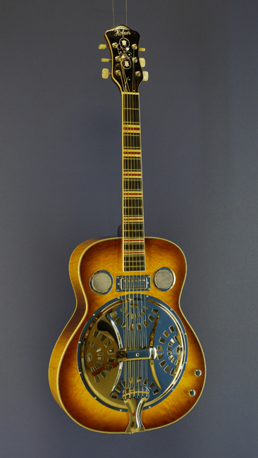 Hofner Resonator-Guitar antique brown sunburst