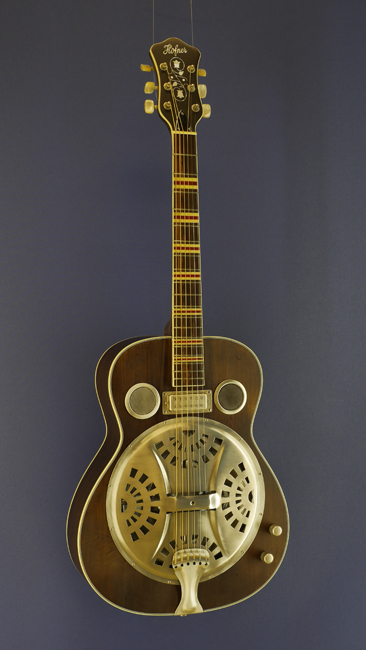 Hofner Resonator-Guitar vintage aged natural