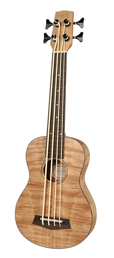 Korala Bass-Ukulele, Okume, fretless, pickup