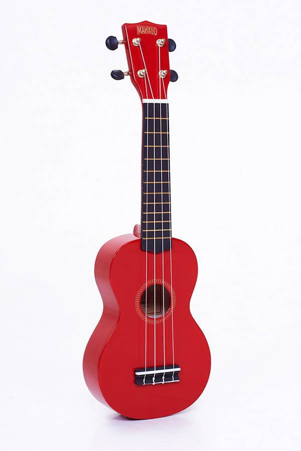 Sopran-Ukulele red, with gigbag