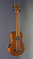 ALEHO Bass-Ukulele fretless, mahogany, with pickup